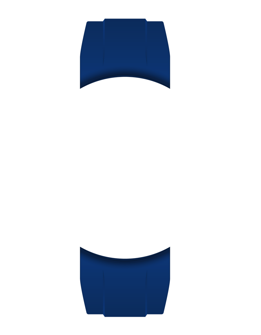 Blue Rubber Strap