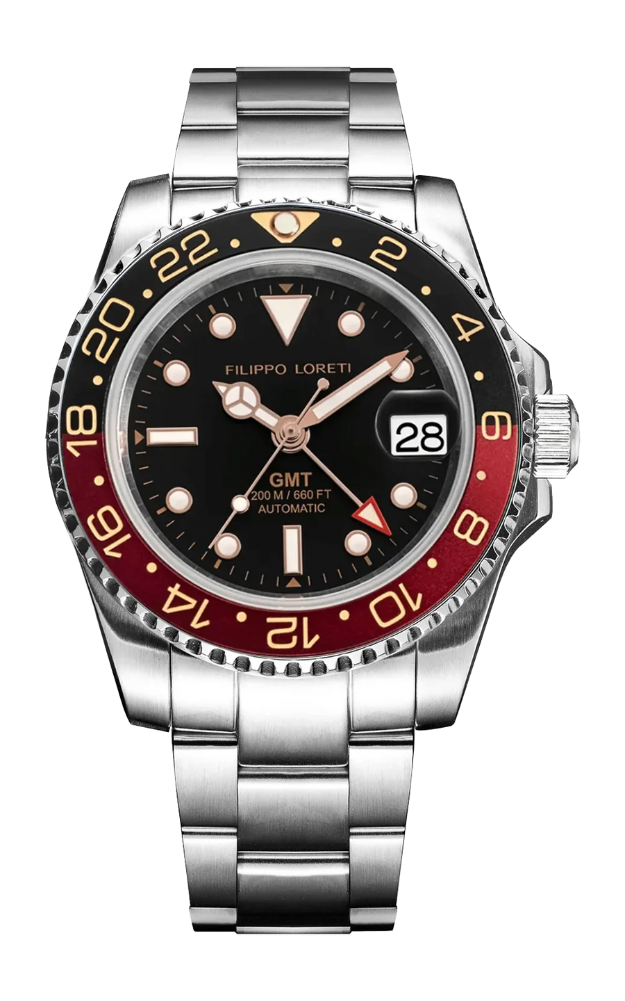 Aquadiver GMT Automatic Black & Red