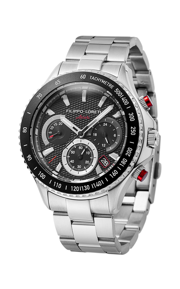 Ascari Sport Steel Black Leather