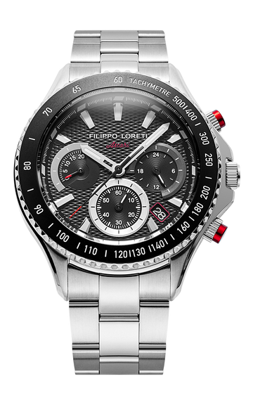 Ascari Sport Steel Black Leather