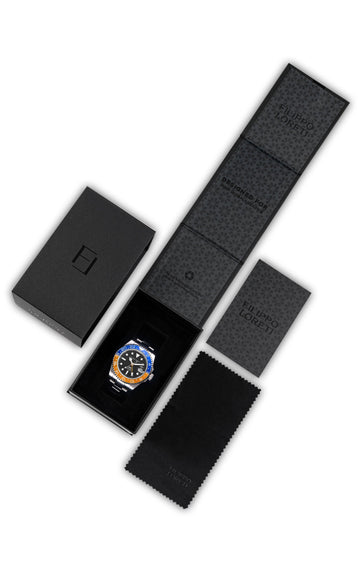 Aquadiver GMT Automatic Orange & Blue