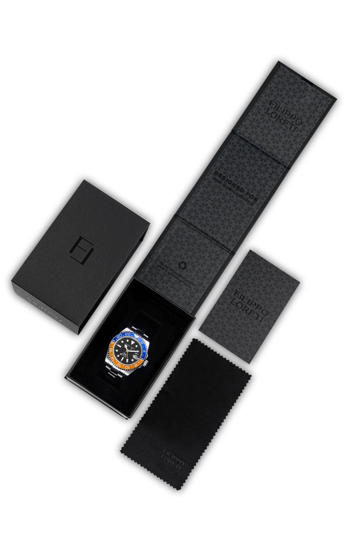 Aquadiver GMT Automatic Orange & Blue