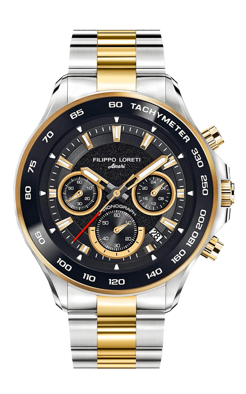 Ascari Monza Two Tone Black Gold Steel