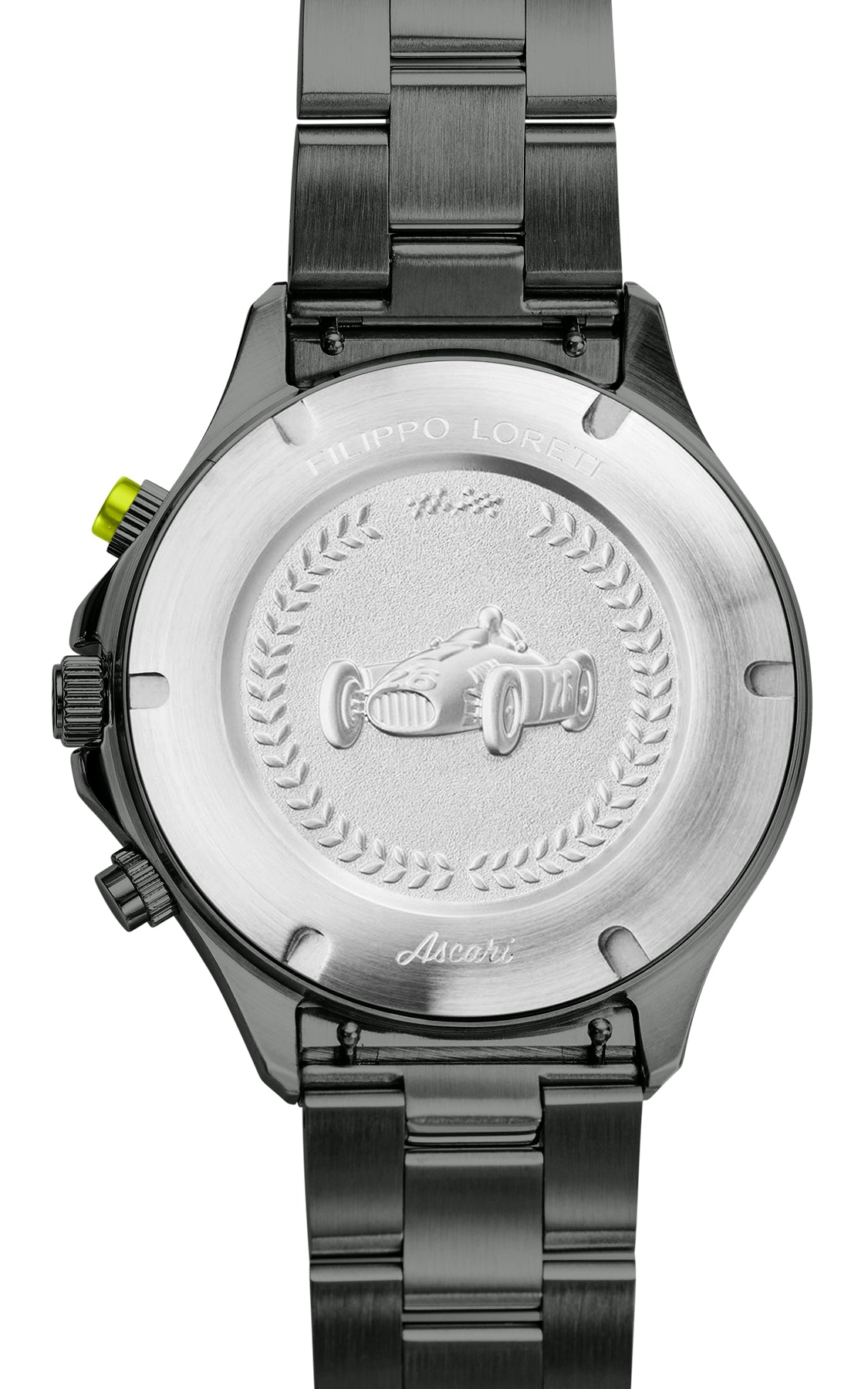 Ascari NightYellow Racer Black Bracelet