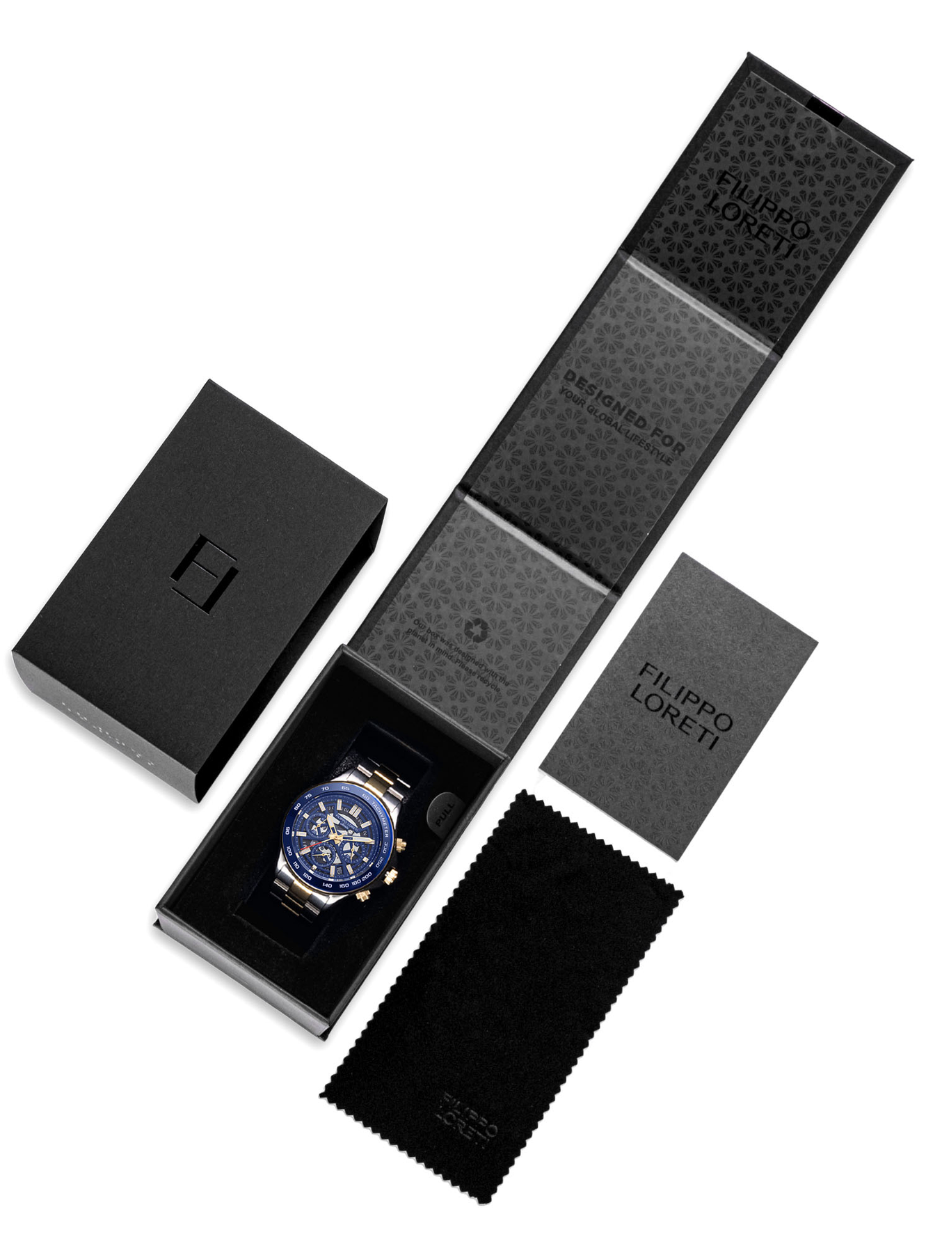 Ascari Monza Skeleton Two Tone Blue