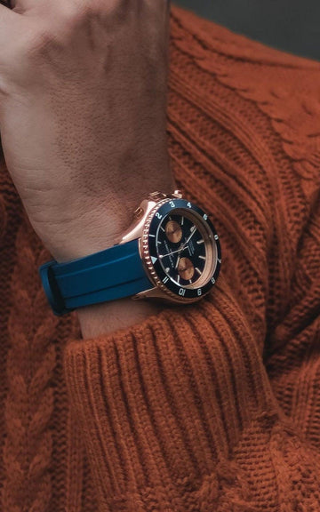 Ascari Indigo Rose Gold Rubber - Filippo Loreti