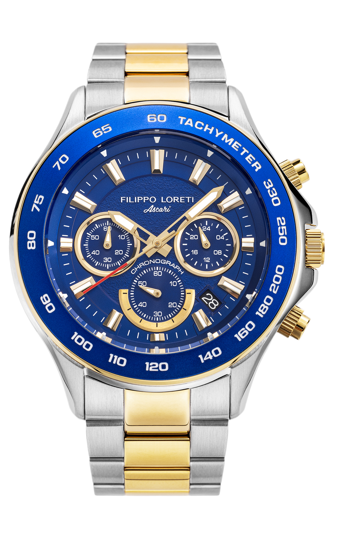 Ascari Monza Two Tone Blue Gold Large Edition