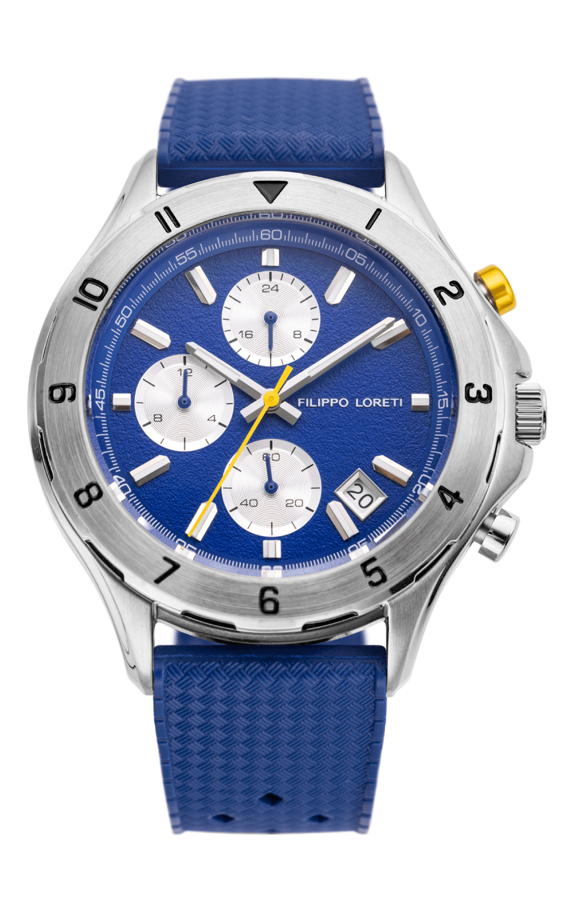 Ascari Monza Black Rose Tiger Rubber | Filippo Loreti Watch