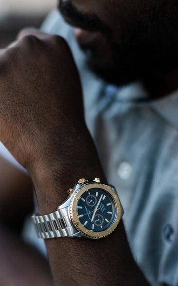 Ascari Two Tone Gold Steel Link - Filippo Loreti