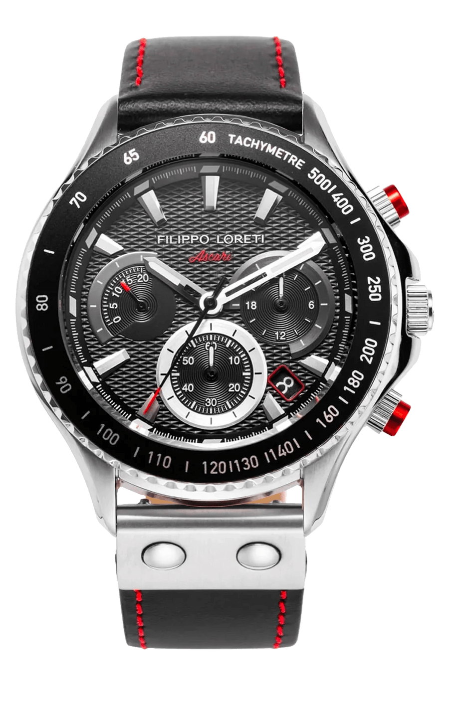 Ascari Sport Steel Black Leather