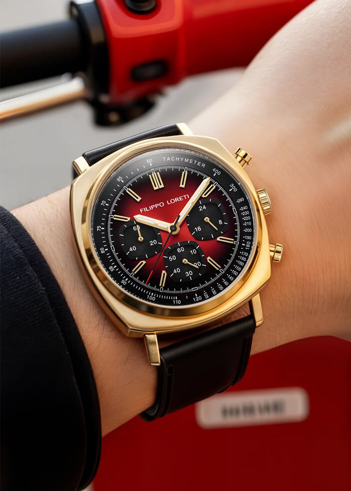 RETRO CHRONO RED