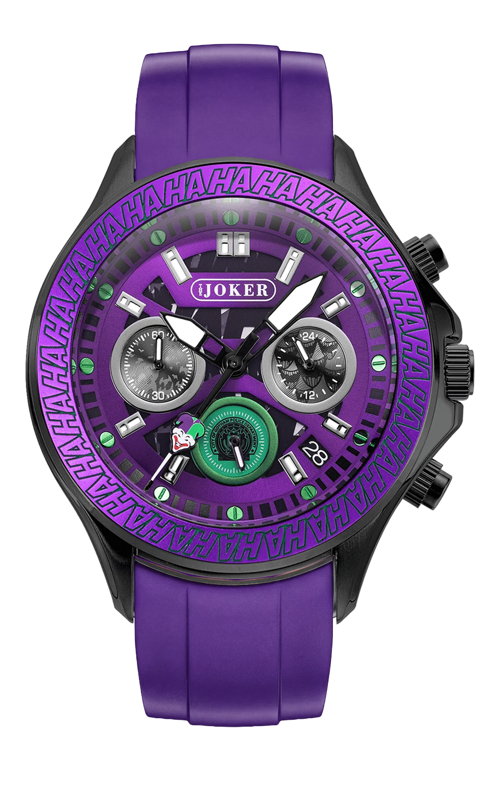 The Joker Chaos Timekeeper - Purple & Green Editions – Filippo The Joker Chaos Timekeeper - Purple & Green Editions – Filippo