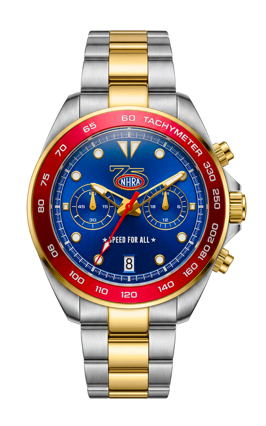 NHRA 75 Red & Blue Chronograph
