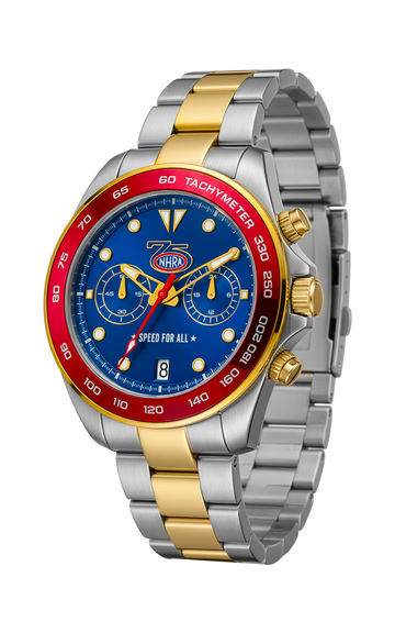 NHRA 75 Red & Blue Chronograph