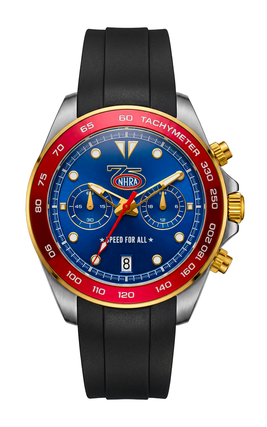 NHRA 75 Red & Blue Chronograph