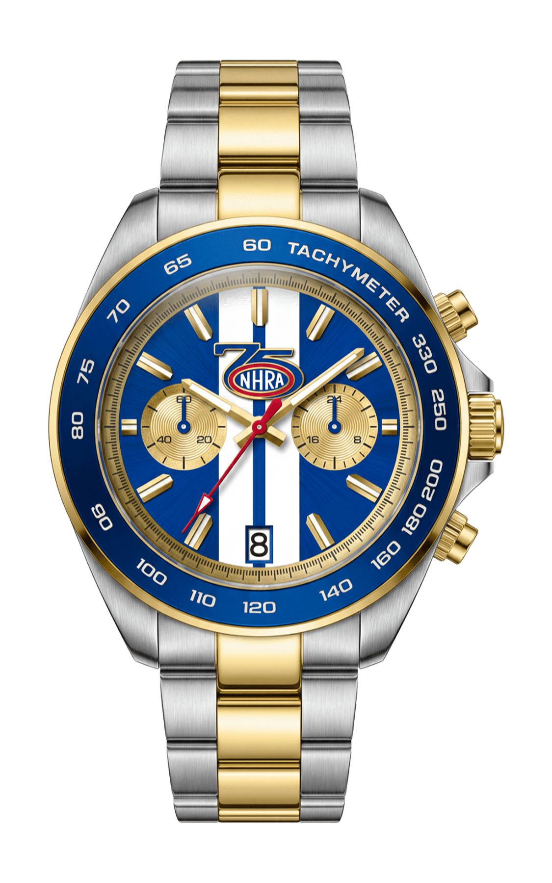 NHRA 75 White Stripes Chronograph – Filippo Loreti Watches