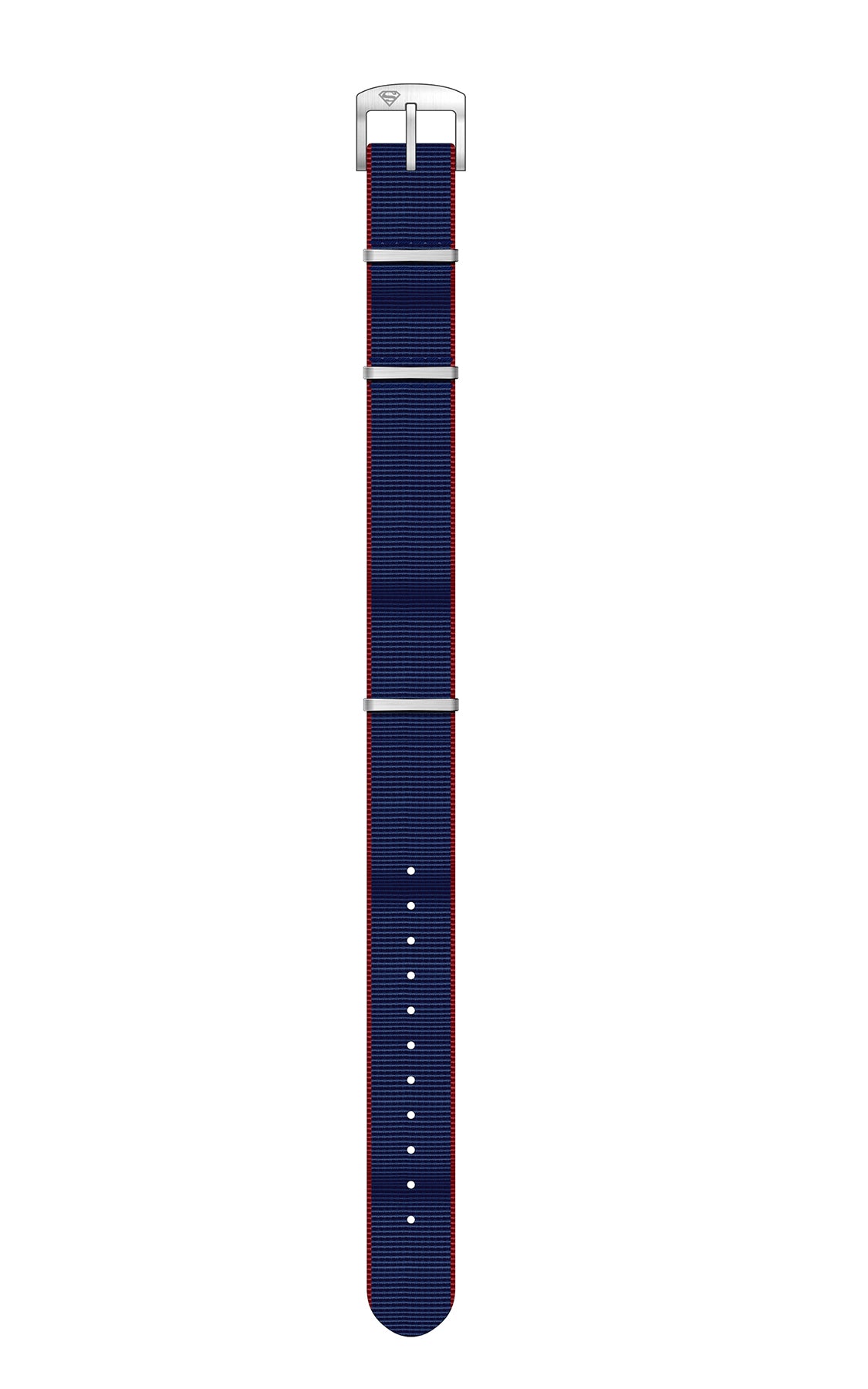 Blue Nato Strap Silver Buckle