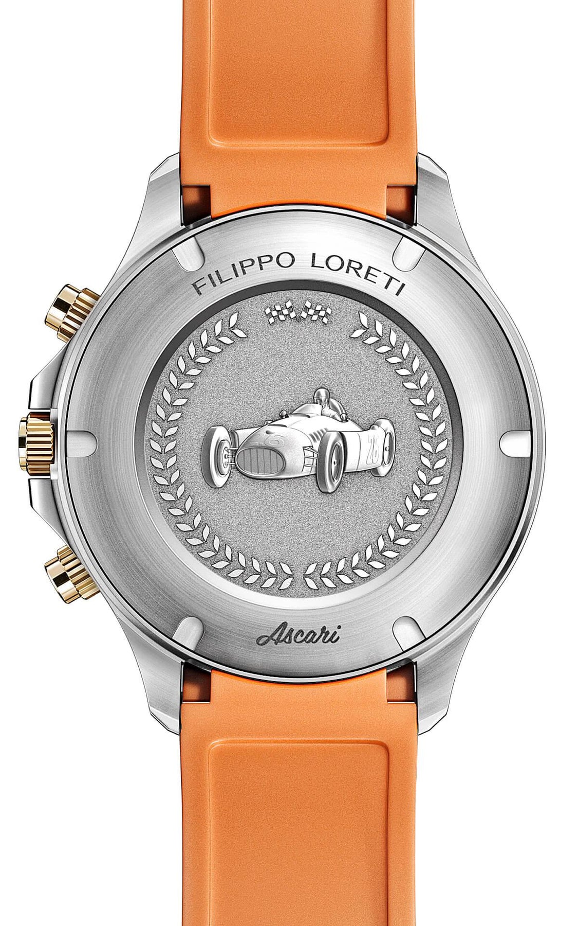 Ascari Monza Two Tone Black Gold Tiger Rubber - Filippo Loreti