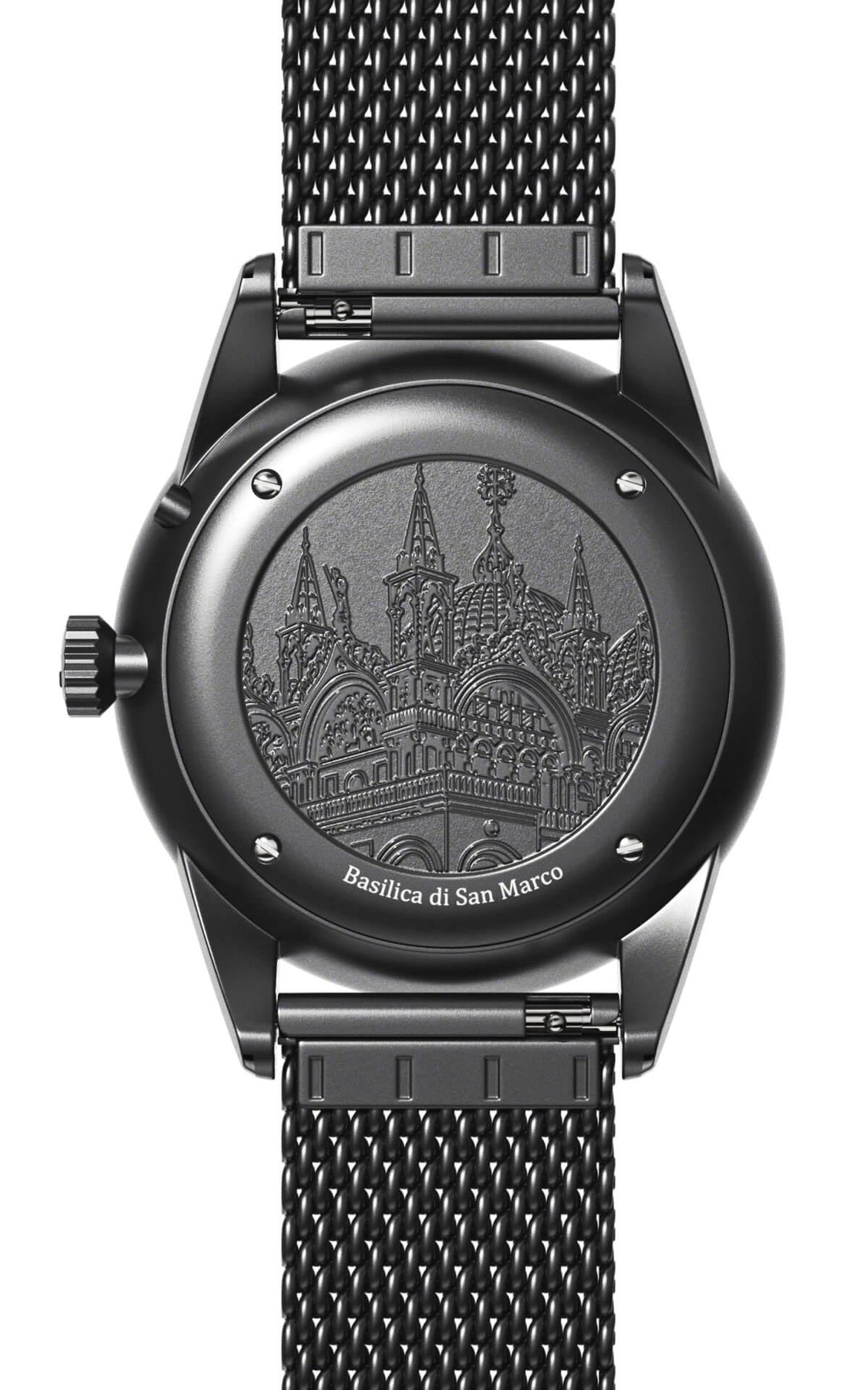 Venice Moonphase Black Gold Mesh - Filippo Loreti