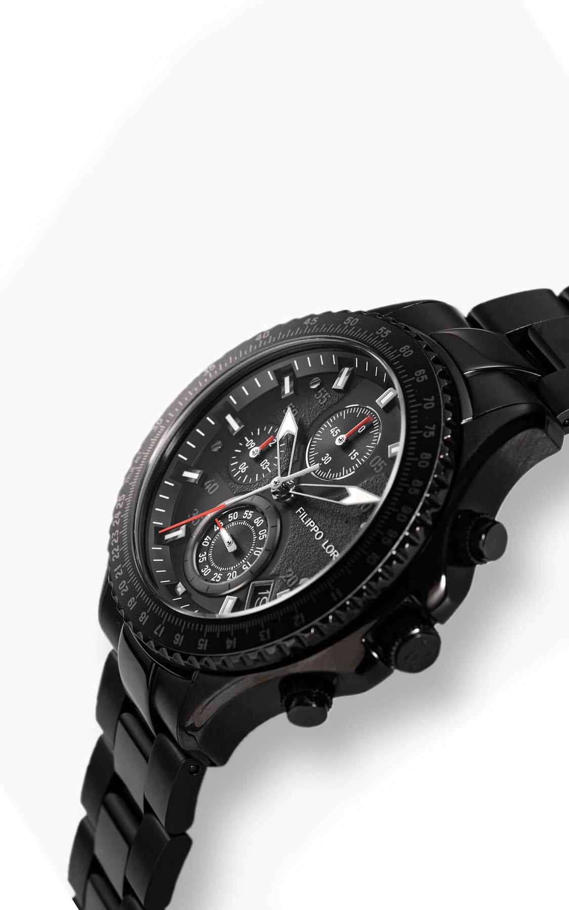 Sport Pilot Black Steel Link - Filippo Loreti