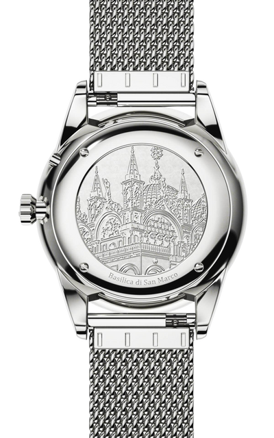 Venice Moonphase Silver Mesh