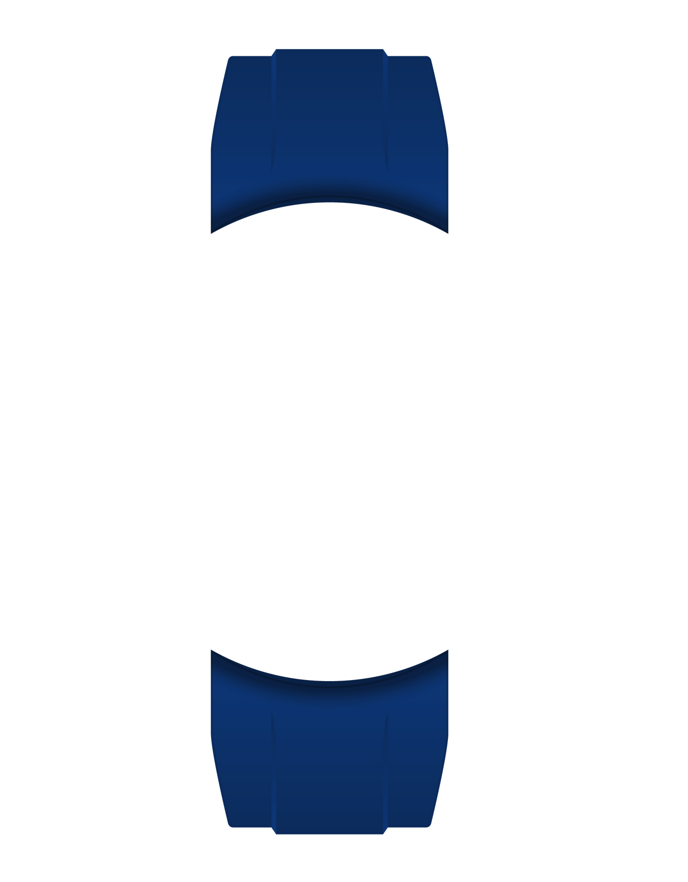 Blue Rubber Strap