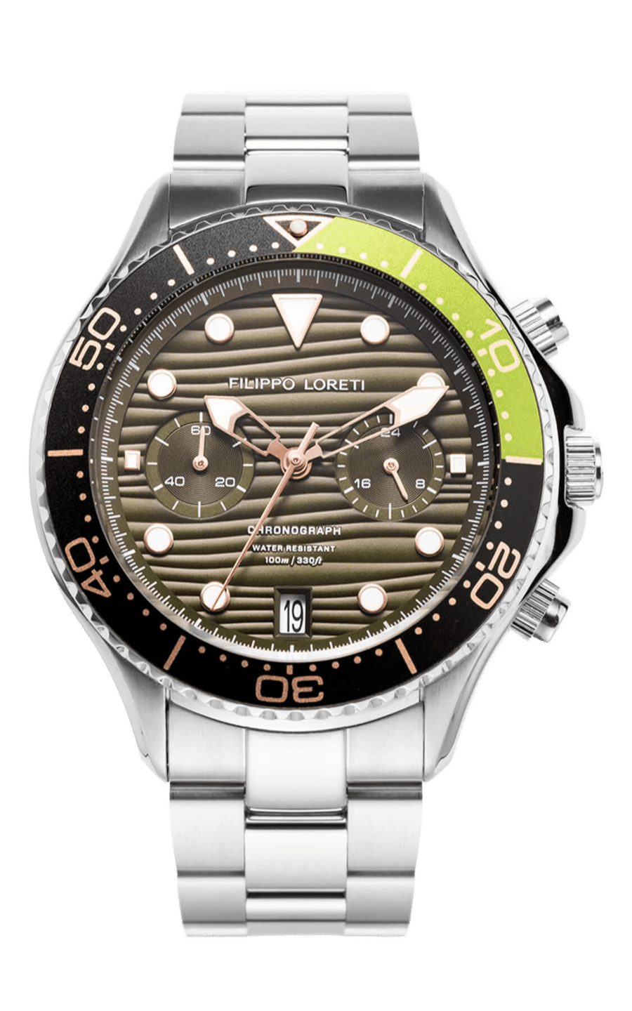 Marino Steel Green Link