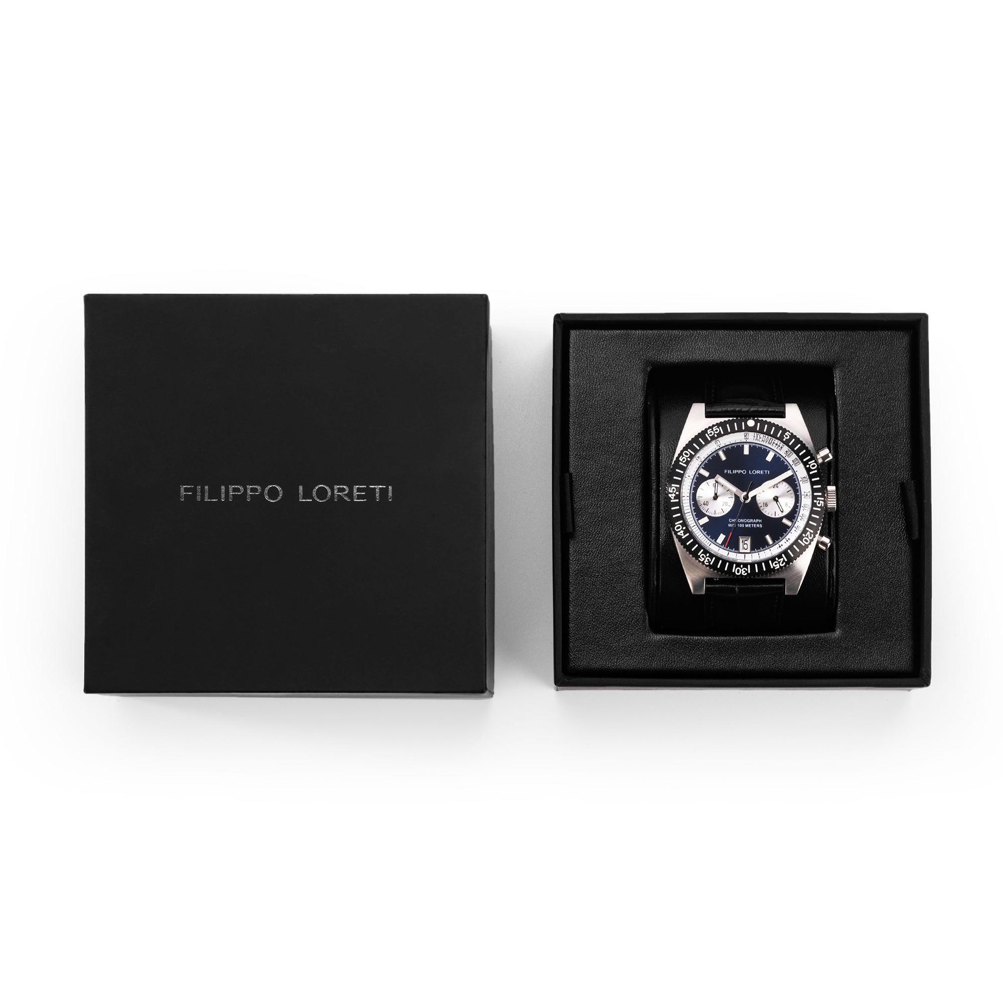 Parabolica 81 Navy & White in its gift box