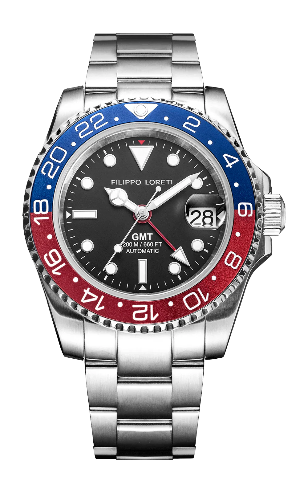 Aquadiver GMT Automatic Red & Blue