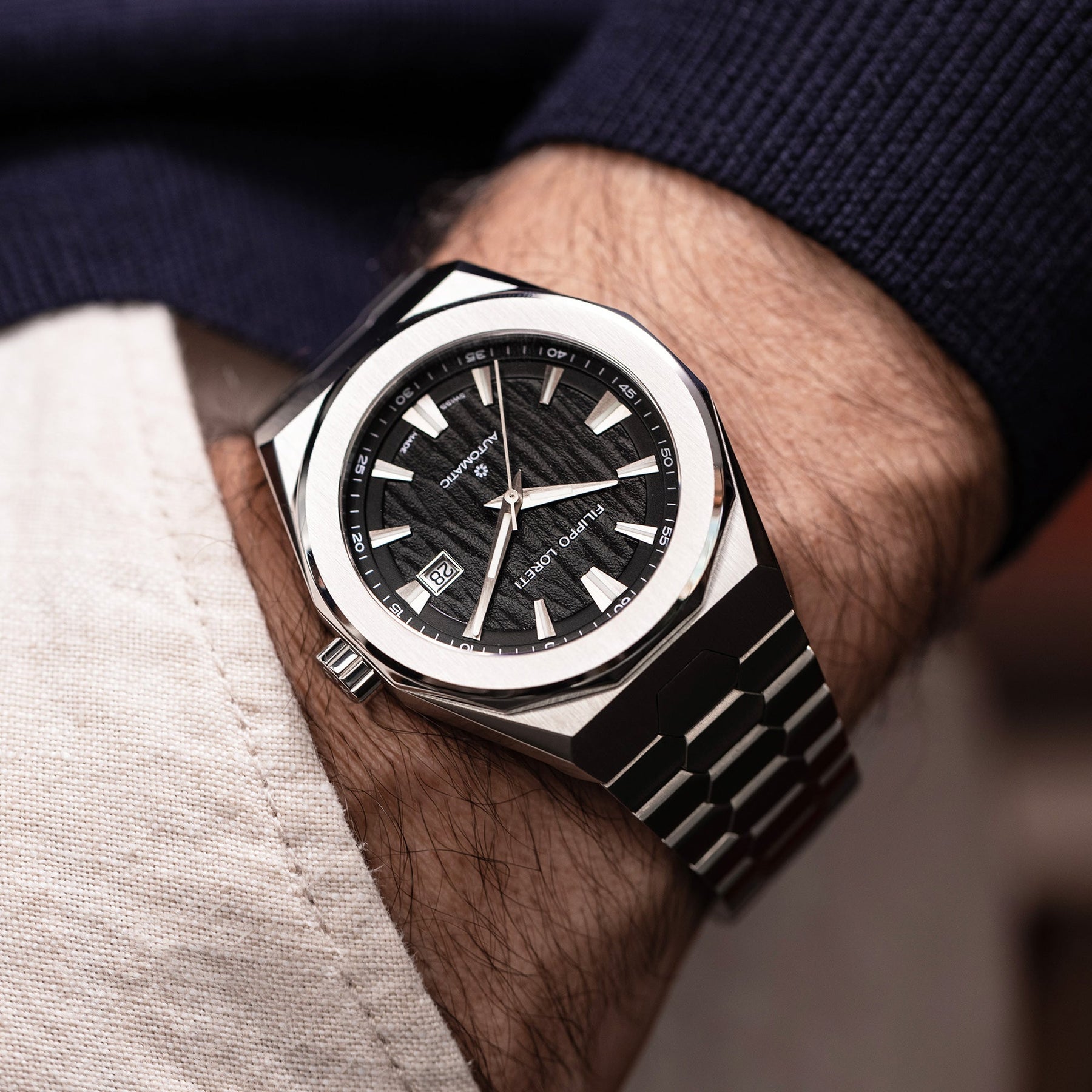 Matterhorn Black Automatic Bracelet