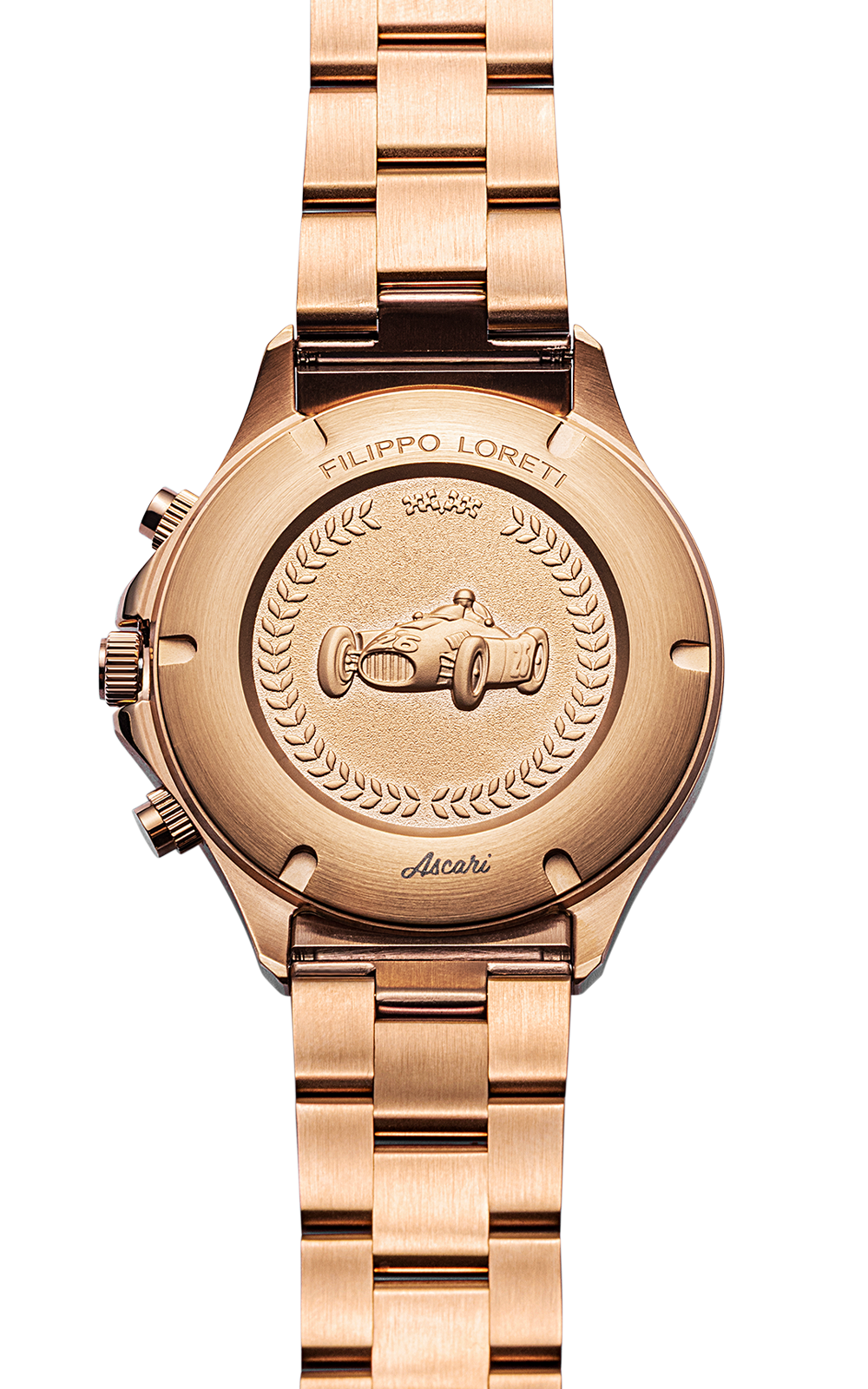 Ascari Indigo Rose Gold Rubber