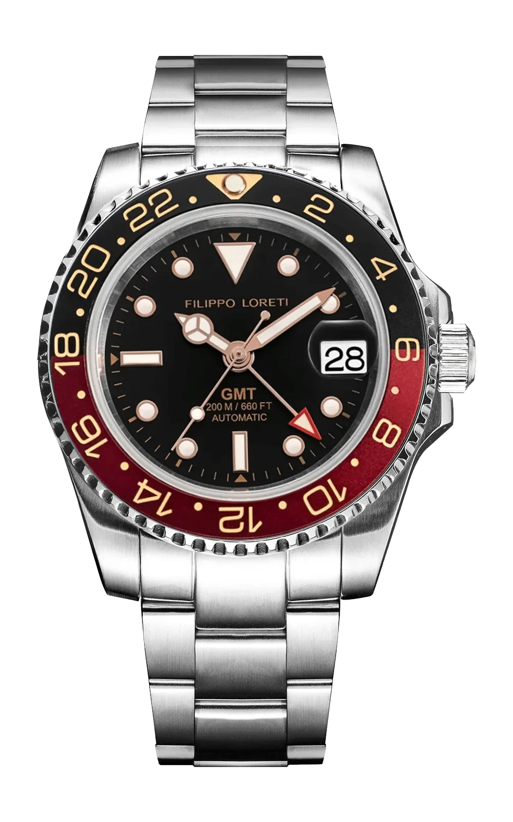Aquadiver GMT Automatic Black & Red