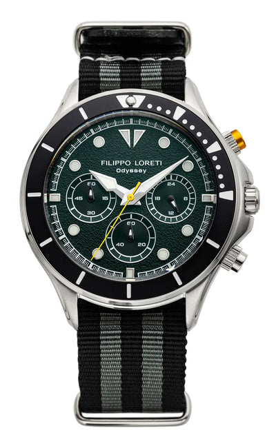 Odyssey Nautical Night Chrono Nato Strap