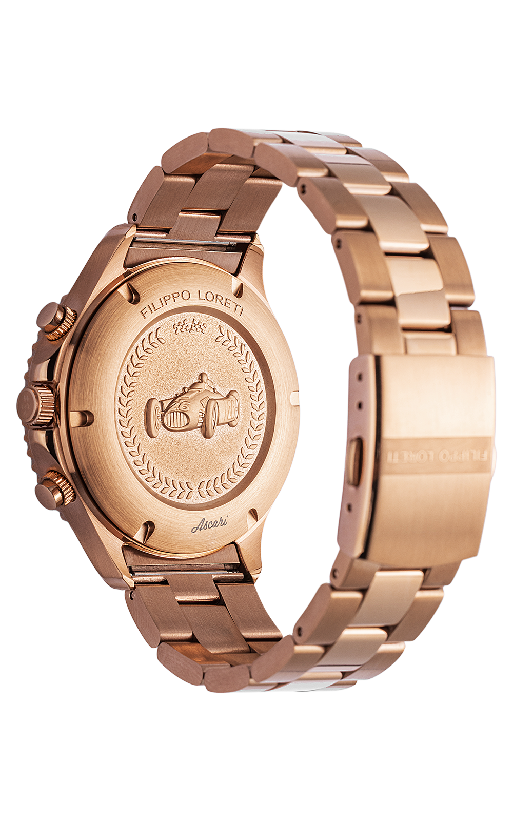 Ascari Indigo Rose Gold Rubber