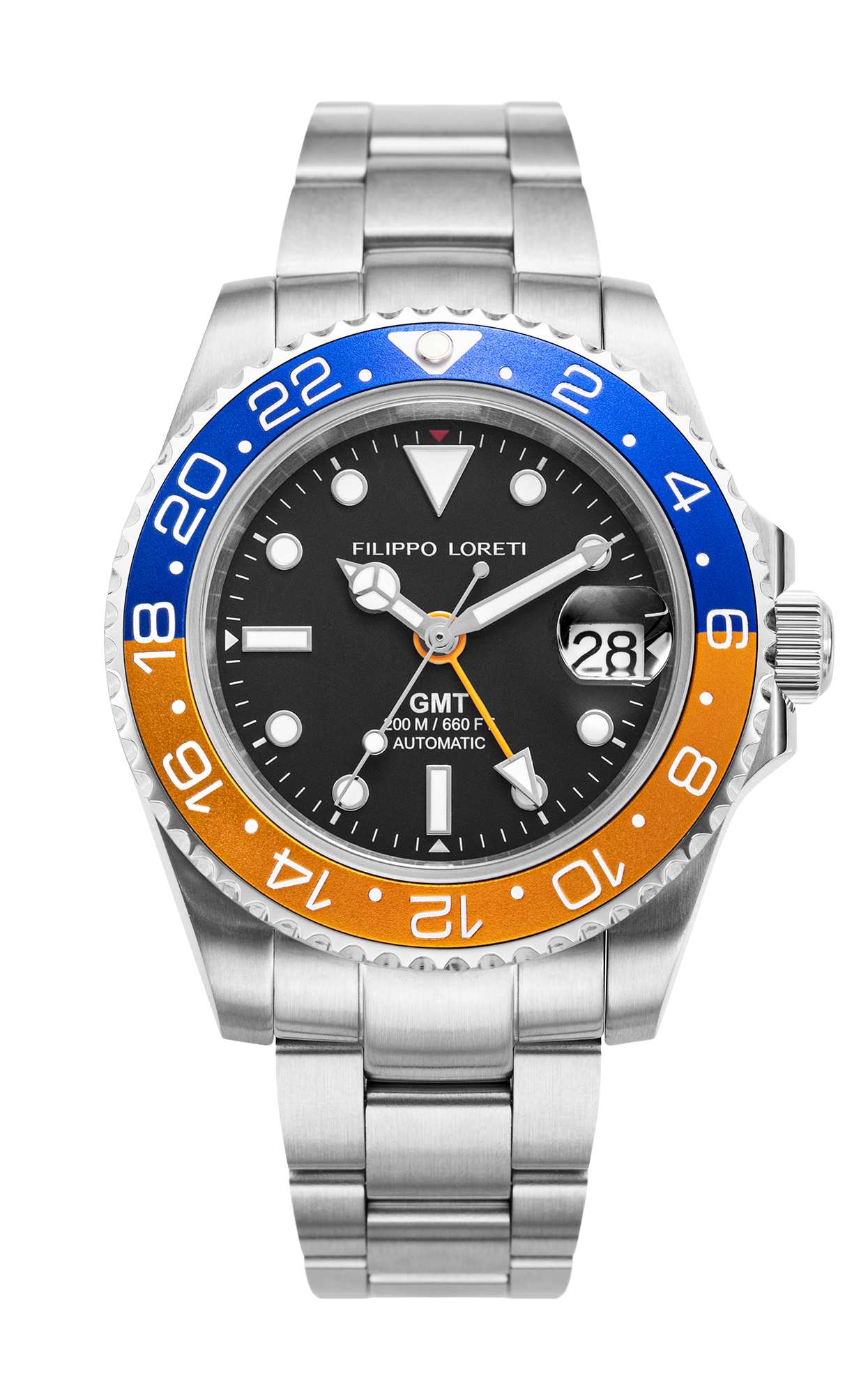 Aquadiver GMT Automatic Orange & Blue