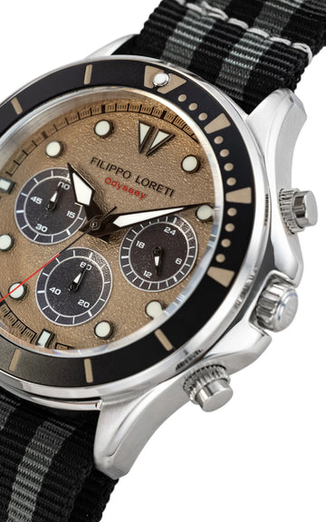 Odyssey Sandy Sail Chrono Nato Strap