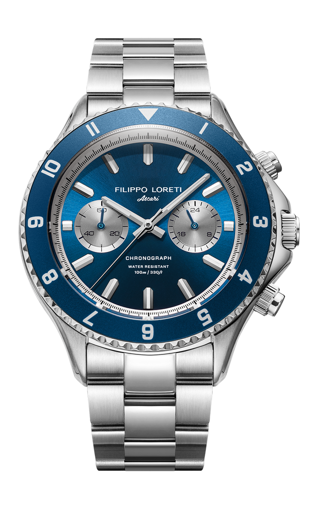 Philippe de Castaigne フィリップ・ド・カスターニュ Ascari Blue Pearl Rubber | Filippo Loreti Watch – Filippo Loreti