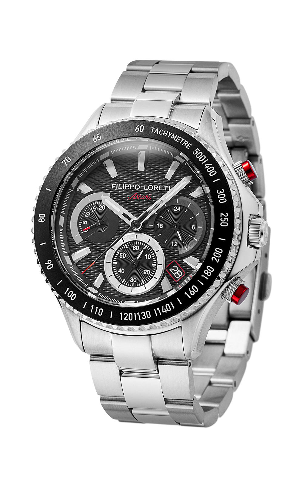 Ascari Sport Steel Black Leather