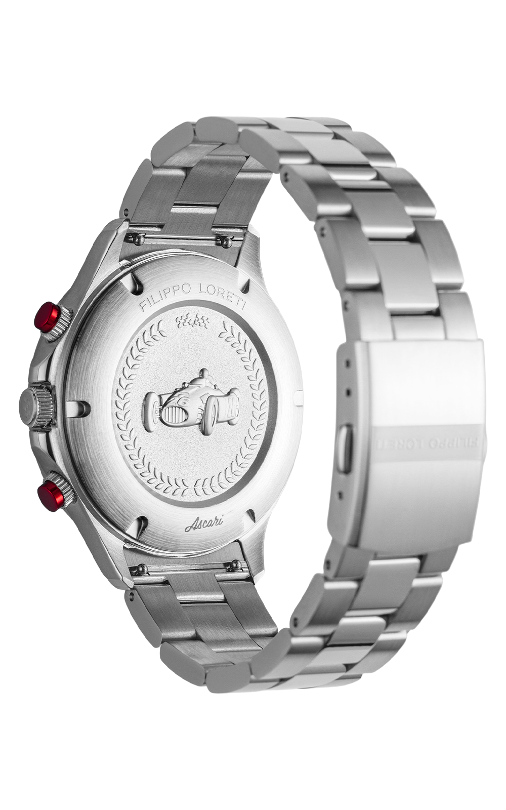 Ascari Sport Steel Black Leather