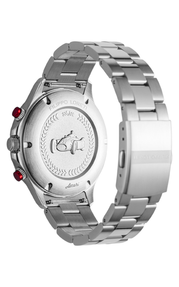 Ascari Sport Steel Black Leather
