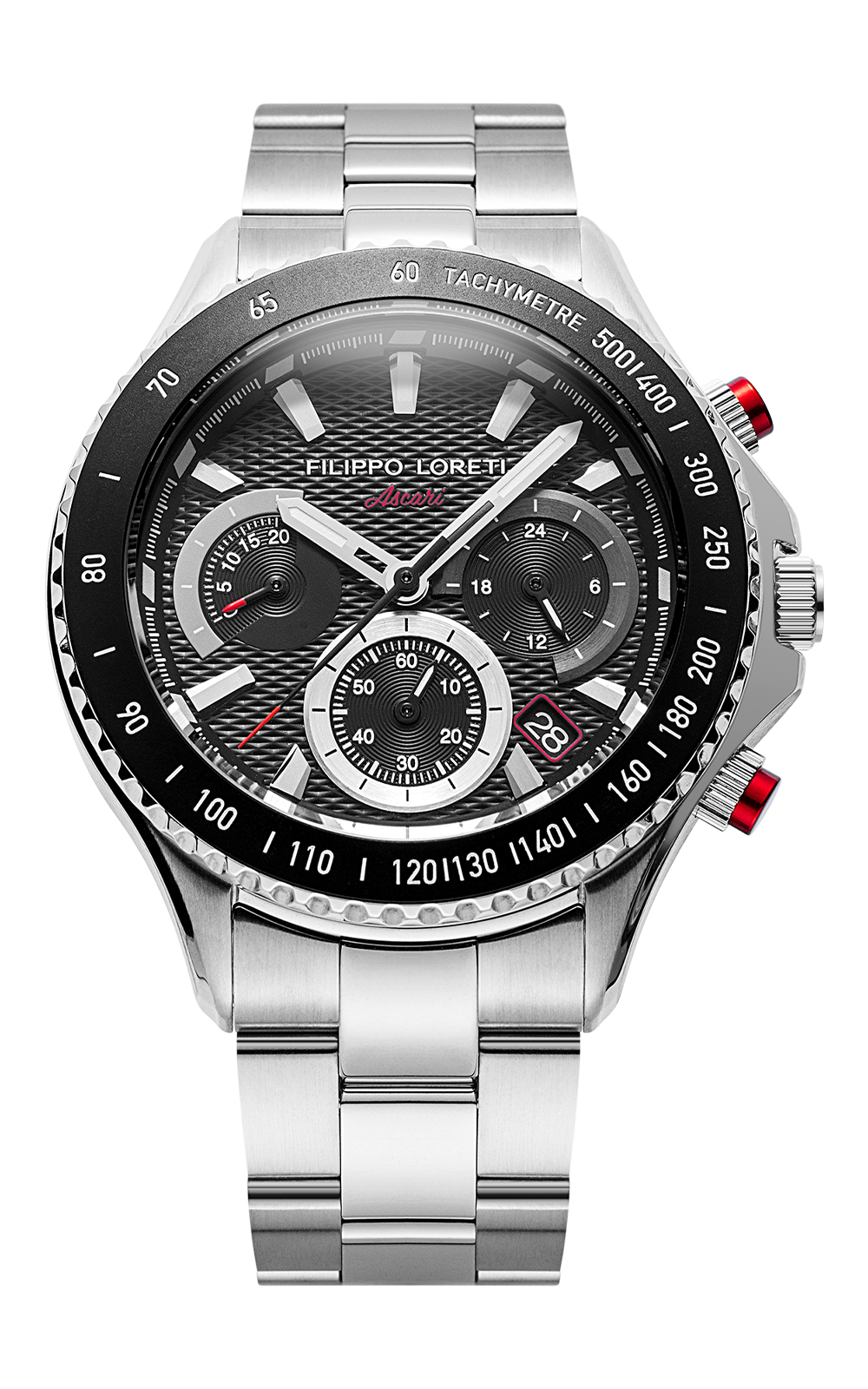 Ascari Sport Steel Black Leather