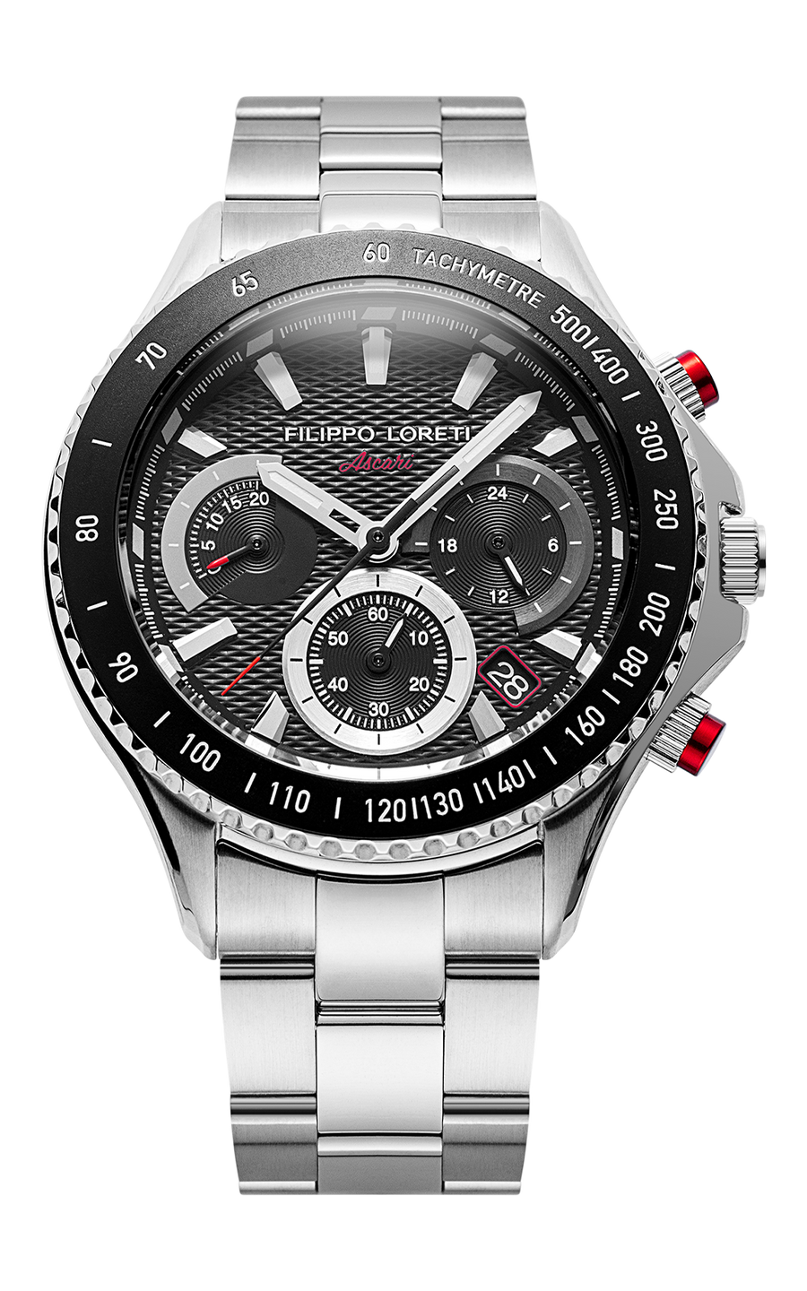 Ascari Sport Steel Black Leather