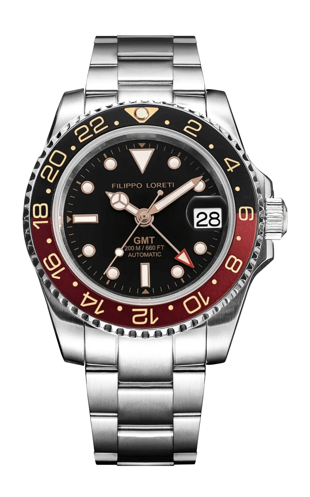 Aquadiver GMT Automatic Black & Red