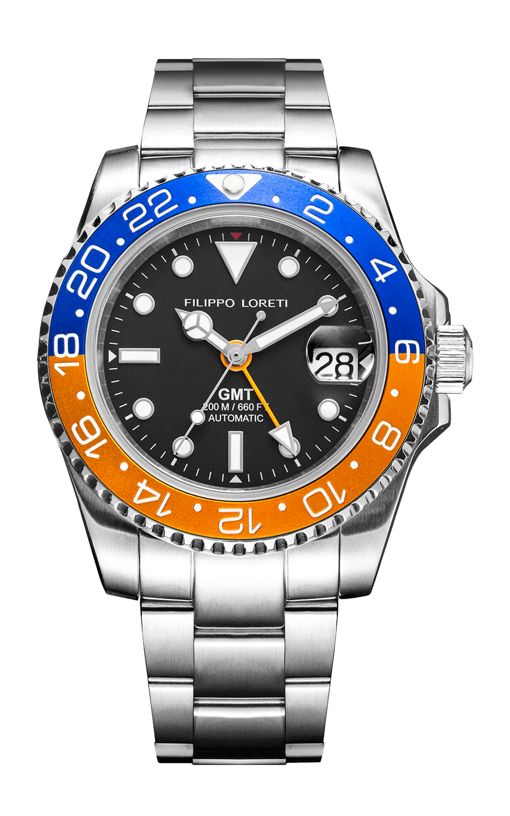 Aquadiver GMT Automatic Orange & Blue