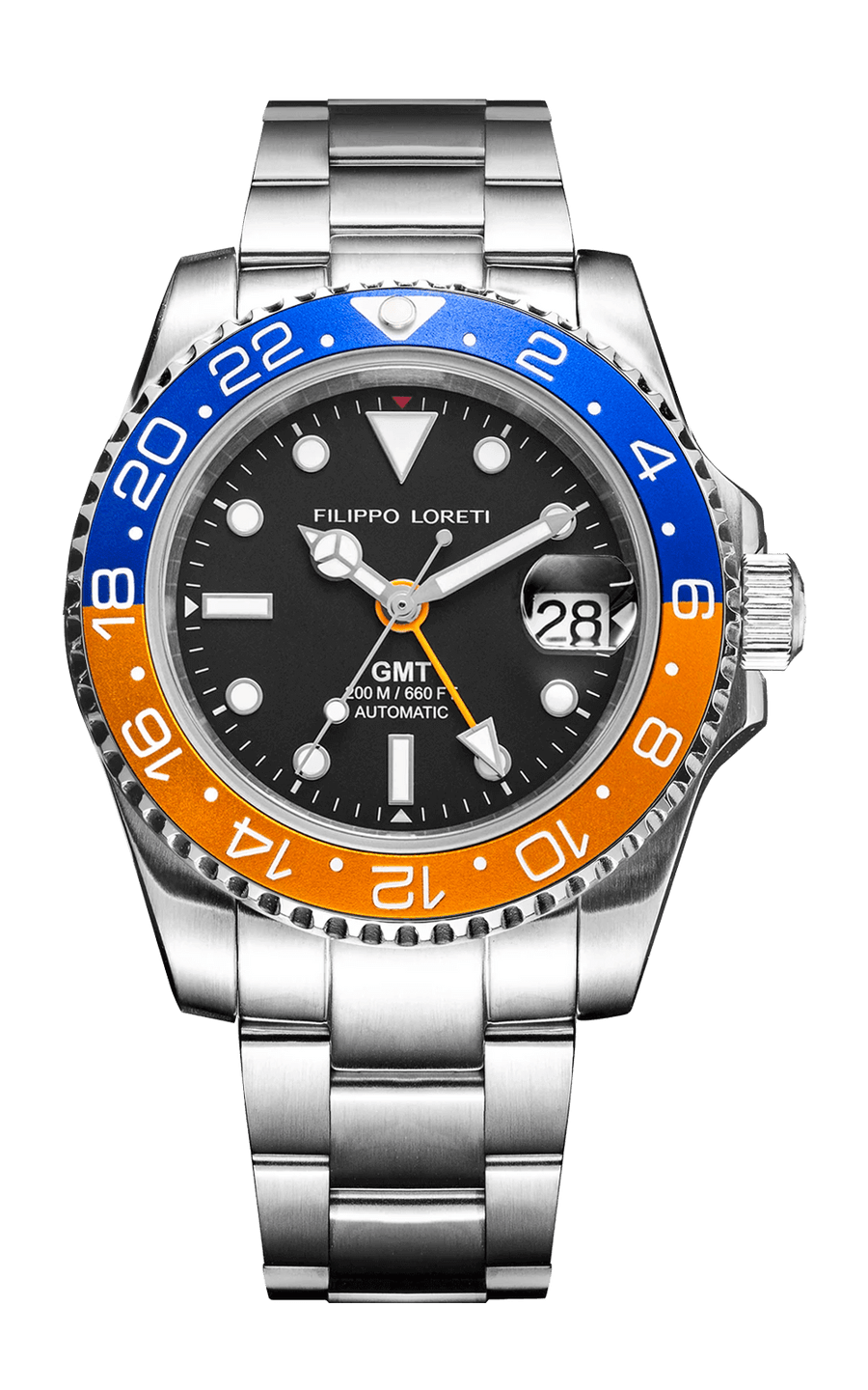 Aquadiver GMT Automatic Orange & Blue