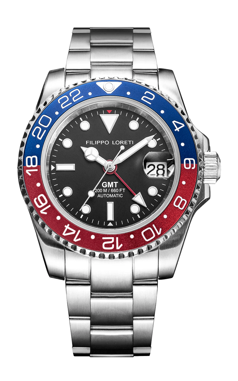Aquadiver GMT Automatic Red & Blue
