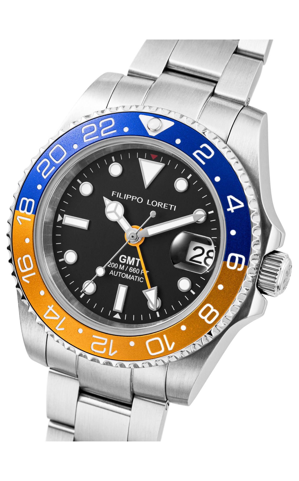 Aquadiver GMT Automatic Orange & Blue