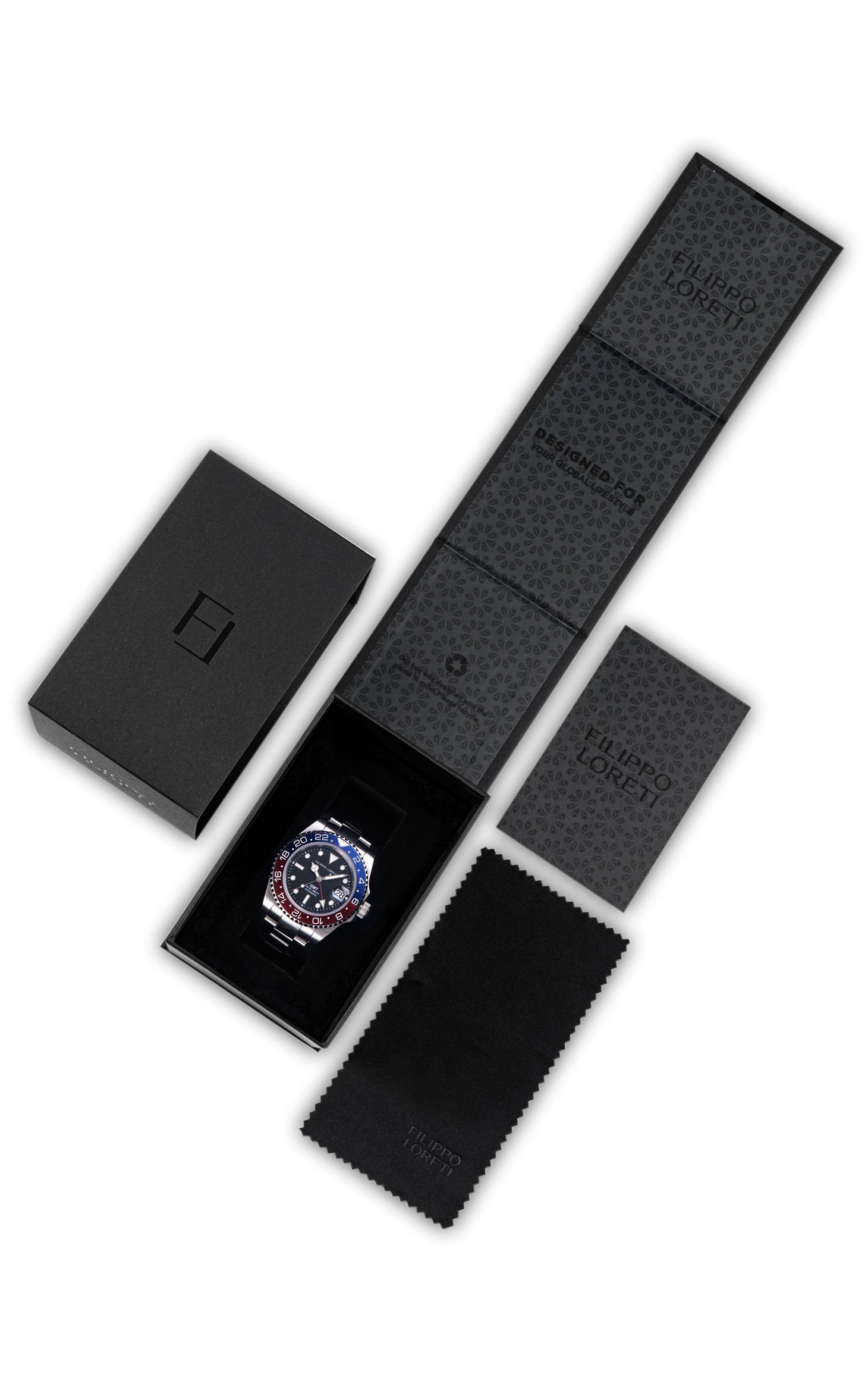 Aquadiver GMT Automatic Red & Blue