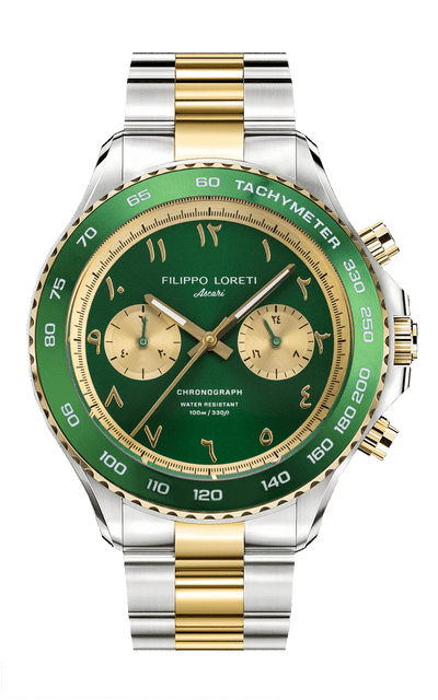 Ascari Arabic Dial Two Tone Gold
