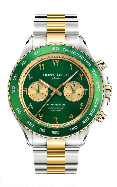 Ascari Arabic Dial Two Tone Gold